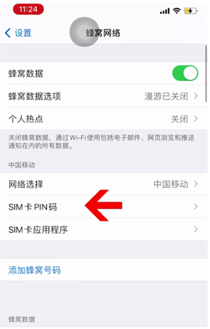 柯桥苹果14维修网分享如何给iPhone14的SIM卡设置密码 