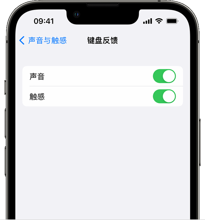 柯桥苹果14维修分享iPhone 14 系列机型如何开启键盘声音或触感反馈 