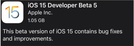 柯桥苹果手机维修分享如何升级到iOS15.0 beta5 